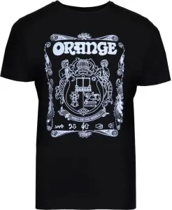 Orange T-shirt Crest Black M