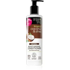 Organic Shop Natural Coconut & Shea après-shampoing hydratant pour cheveux secs et abîmés 280 ml #114783