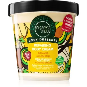 Organic Shop Body Desserts Banana Milkshake crème pour le corps régénérante 450 ml #116881