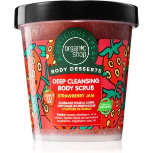 Organic Shop Body Desserts Strawberry Jam gommage purifiant en profondeur corps 450 ml #116873