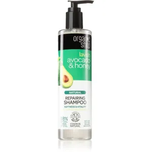 Organic Shop Natural Avocado & Honey shampoing régénérant pour cheveux secs et abîmés 280 ml