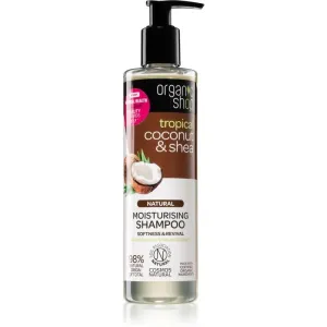 Organic Shop Natural Coconut & Shea shampoing hydratant pour cheveux secs et abîmés 280 ml