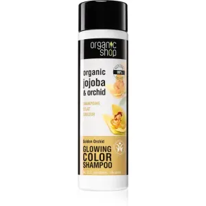 Organic Shop Organic Jojoba & Orchid shampoing adoucissant pour souligner la couleur de cheveux 280 ml #114785