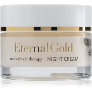 Organique Eternal Gold Anti-Wrinkle Therapy crème de nuit anti-rides pour peaux sèches à sensibles 50 ml