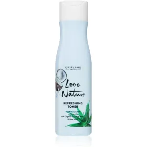 Oriflame Love Nature Aloe Vera & Coconut Water lotion rafraîchissante visage pour un effet naturel 150 ml