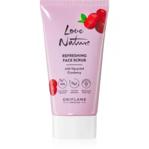Oriflame Love Nature Upcycled Cranberry gommage rafraîchissant visage 30 ml