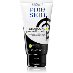 Oriflame Pure Skin masque peel-off visage au charbon actif 50 ml #119707