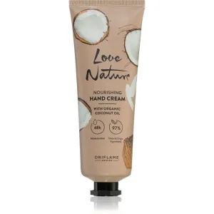 Oriflame Love Nature Organic Coconut Oil crème nourrissante mains 75 ml