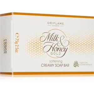 Oriflame Milk & Honey Gold Grand Celebration savon solide pour un effet naturel 75 g