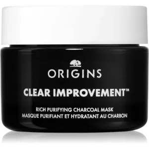 Origins Clear Improvement® Rich Purifying Charcoal Mask masque purifiant au charbon actif 30 ml