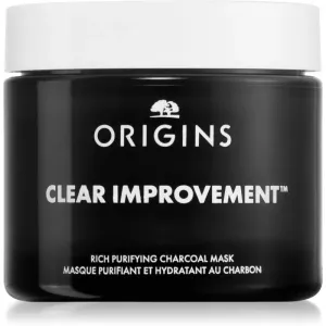 Origins Clear Improvement® Rich Purifying Charcoal Mask masque purifiant au charbon actif 75 ml