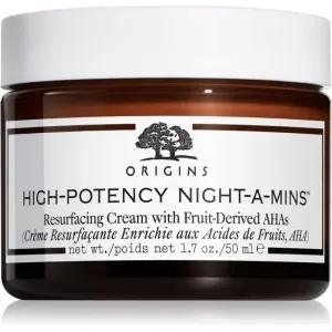 Origins High-Potency Night-A-Mins™ Resurfacing Cream With Fruit-Derived AHAs crème de nuit régénérante pour renouveler la consistance de la peau 50 ml