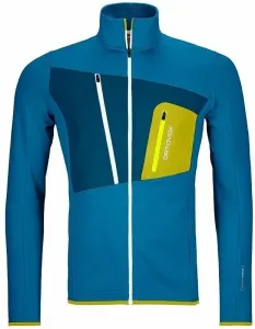 Ortovox Fleece Grid Jacket M Heritage Blue 2XL Sweat à capuche outdoor