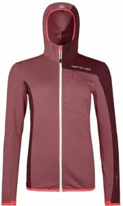 Ortovox Sweat à capuche outdoor Fleece Light Grid Hooded Jacket W Mountain Rose L