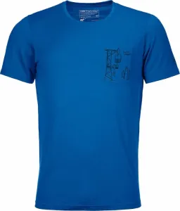 Ortovox Sous-vêtements thermiques 185 Merino Way To Powder T-Shirt M Just Blue M