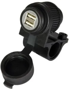 Oxford Dual USB socket (5V 2Amp) Prise USB / 12V moto