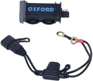 Oxford USB 2.1Amp Fused power charging kit Prise USB / 12V moto