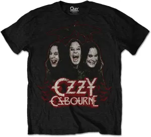 Ozzy Osbourne T-shirt Crows & Bars Mens Black L