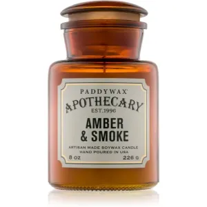 Paddywax Apothecary Amber & Smoke bougie parfumée 226 g