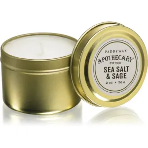 Paddywax Apothecary Sea Salt & Sage bougie parfumée en métal 56 g #118647