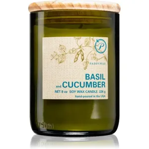 Paddywax Eco Green Basil & Cucumber bougie parfumée 226 g #116526