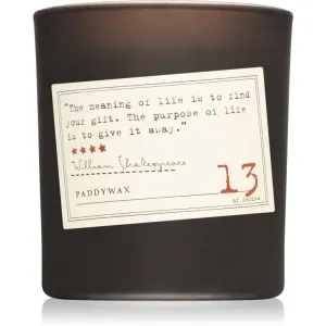 Paddywax Library William Shakespeare bougie parfumée 184 g
