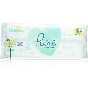 Pampers Pure Protection Coconut lingettes douces pour bébé pour peaux sensibles 2x42 pcs