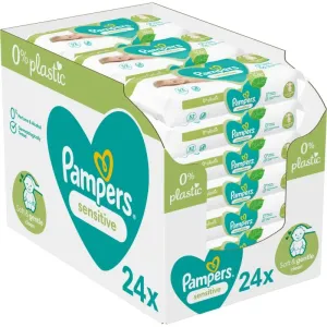 Pampers Sensitive Plastic Free lingettes nettoyantes pour enfant pour peaux sensibles 24x52 pcs