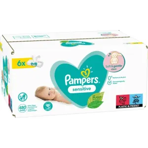 Pampers Sensitive lingettes nettoyantes pour enfant pour peaux sensibles 6x80 pcs