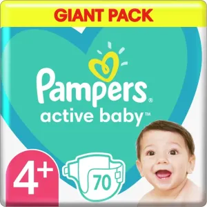 Pampers Active Baby Size 4 Plus couches jetables 10-15 kg 70 pcs