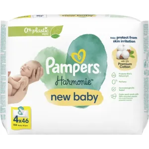 Pampers Harmonie New Baby lingettes nettoyantes pour enfant 4x46 pcs