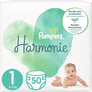 Pampers Harmonie Size 1 couches jetables 2-5kg 50 pcs