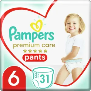 Pampers Premium Care Pants Extra Large Size 6 couches-culottes à usage unique 15+ kg 31 pcs