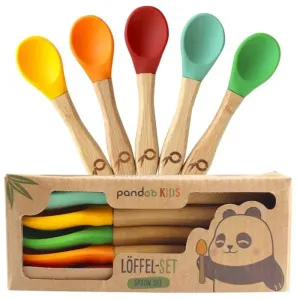 Pandoo Bamboo Spoon Set petite cuillère pour enfant 5 pcs