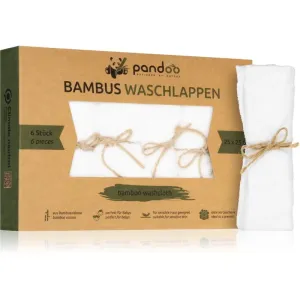 Pandoo Bamboo Washcloth gant de toilette 25 x 25 cm 6 pcs