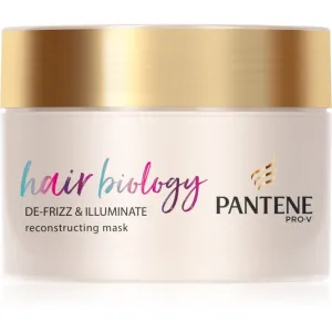 Pantene Hair Biology De-Frizz & Illuminate masque cheveux pour cheveux secs et colorés 160 ml