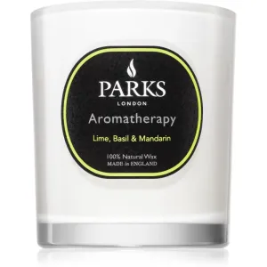 Parks London Aromatherapy Lime, Basil & Mandarin bougie parfumée 220 g