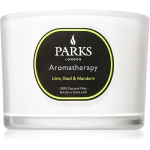 Parks London Aromatherapy Lime, Basil & Mandarin bougie parfumée 350 g