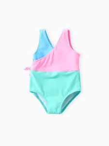 Maillot de bain une pièce Colorblock Toddler Girl