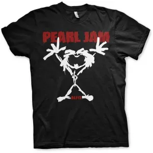 Pearl Jam T-shirt Stickman Black M