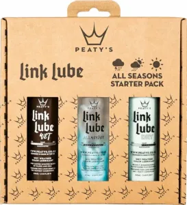 Peaty's Linklube All Seasons Starter Pack 3x60 ml Entretien de la bicyclette