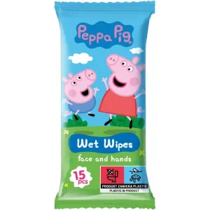 Peppa Pig Wet Wipes lingettes nettoyantes pour enfant 15 pcs