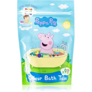 Peppa Pig Colour Bath Tabs tablettes colorées pétillantes pour le bain 9x16 g