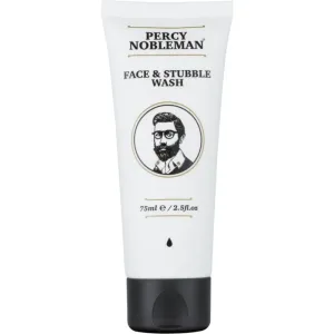 Percy Nobleman Face & Stubble Wash gel nettoyant visage et barbe 75 ml