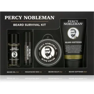 Percy Nobleman Beard Survival Kit ensemble (pour la barbe)