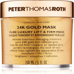 Peter Thomas Roth 24K Gold Mask masque visage raffermissant luxe effet lifting 150 ml