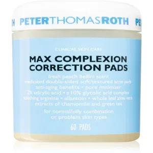 Peter Thomas Roth Max Complexion disques nettoyants pour lisser la peau et réduire les pores 60 pcs