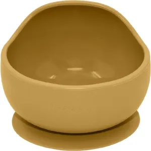 Petite&Mars Take&Match Silicone Bowl bol avec ventouse Intense Ochre 6 m+ 360 ml