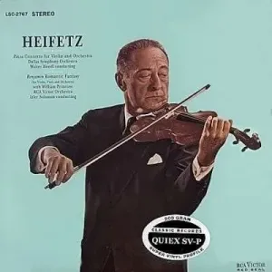 Pfeiffer, Chase & Heifetz - Rozsa: Violin Concerto/Benjamin: Romantic Fantasy/ Heifetz (LP) #681130
