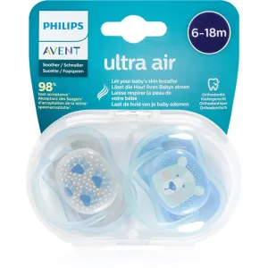 Philips Avent Soother Ultra Air 6-18 m tétine Paw/Bear 2 pcs #159225